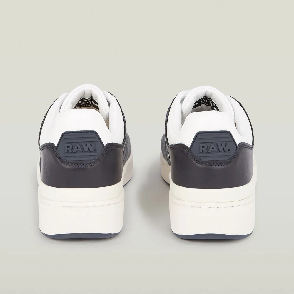 Attacc Blocked Leather Sneaker - White Multi