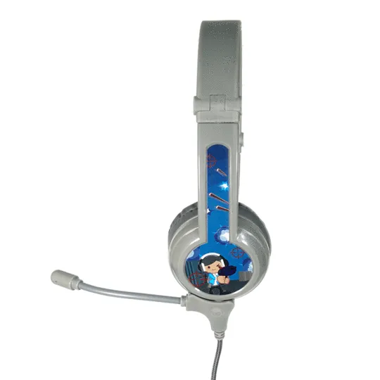 BUDDYPHONES Galaxy Gaming Headphones - Grey
