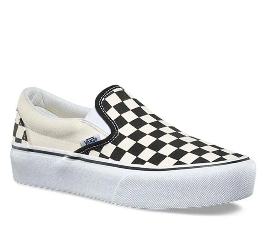 Classic Slip-On Platform Checker