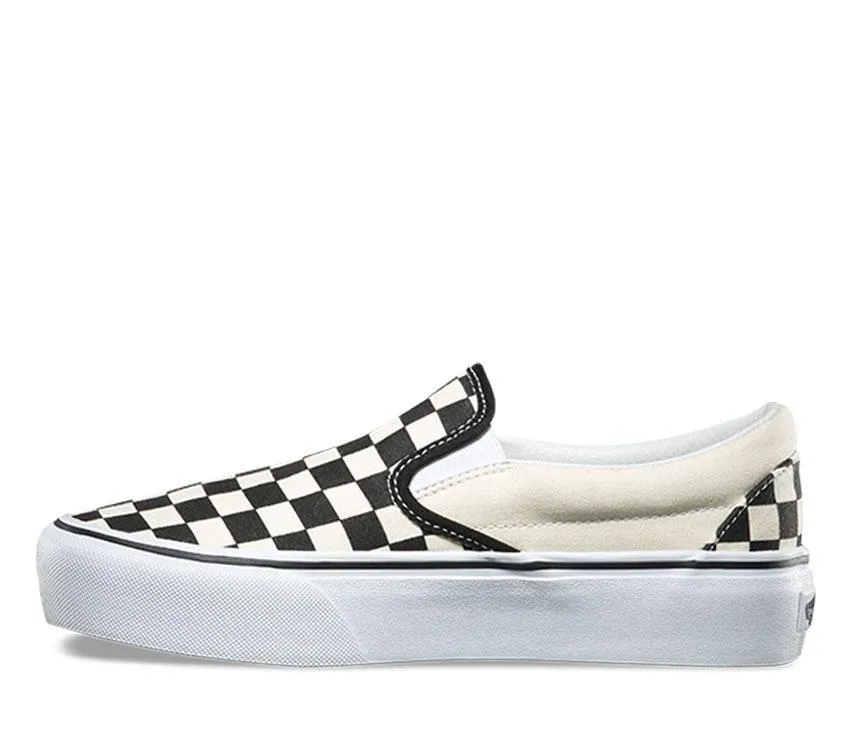 Classic Slip-On Platform Checker