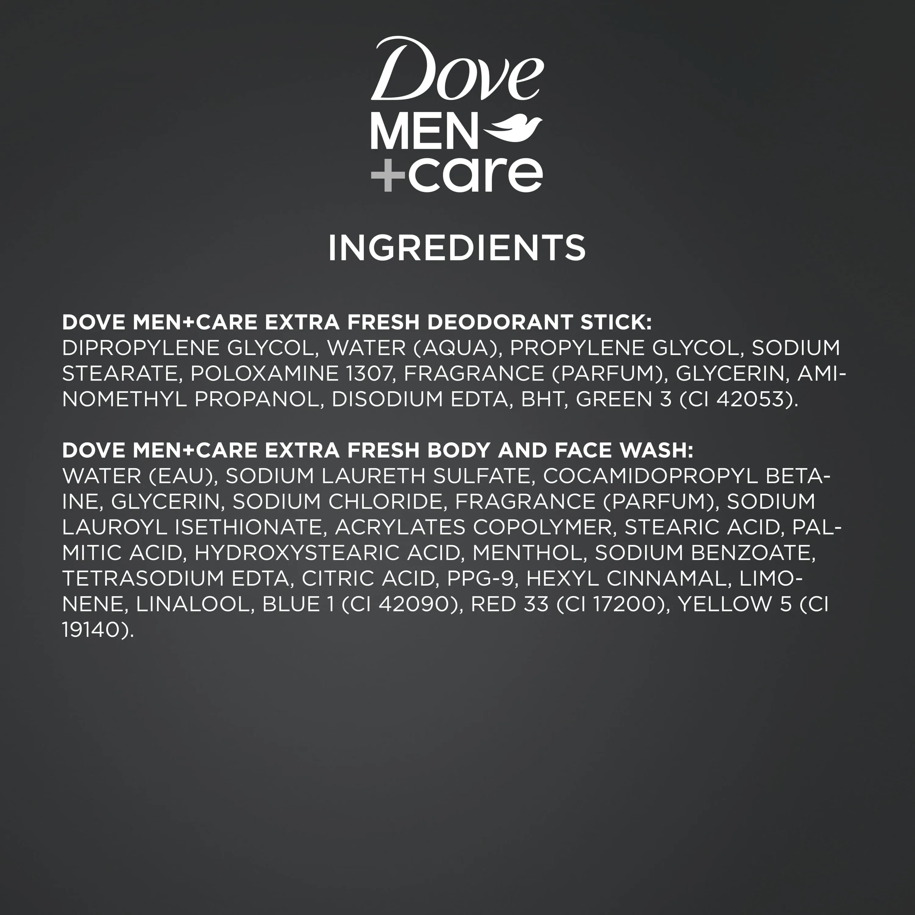 Dove Men Care Festive Fresh Holiday Men's Gift Set Body   Fash Wash Deodorant Stick & Shower Tool, 3 Count