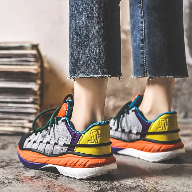 Fashion Colorful Casual Dad Shoes