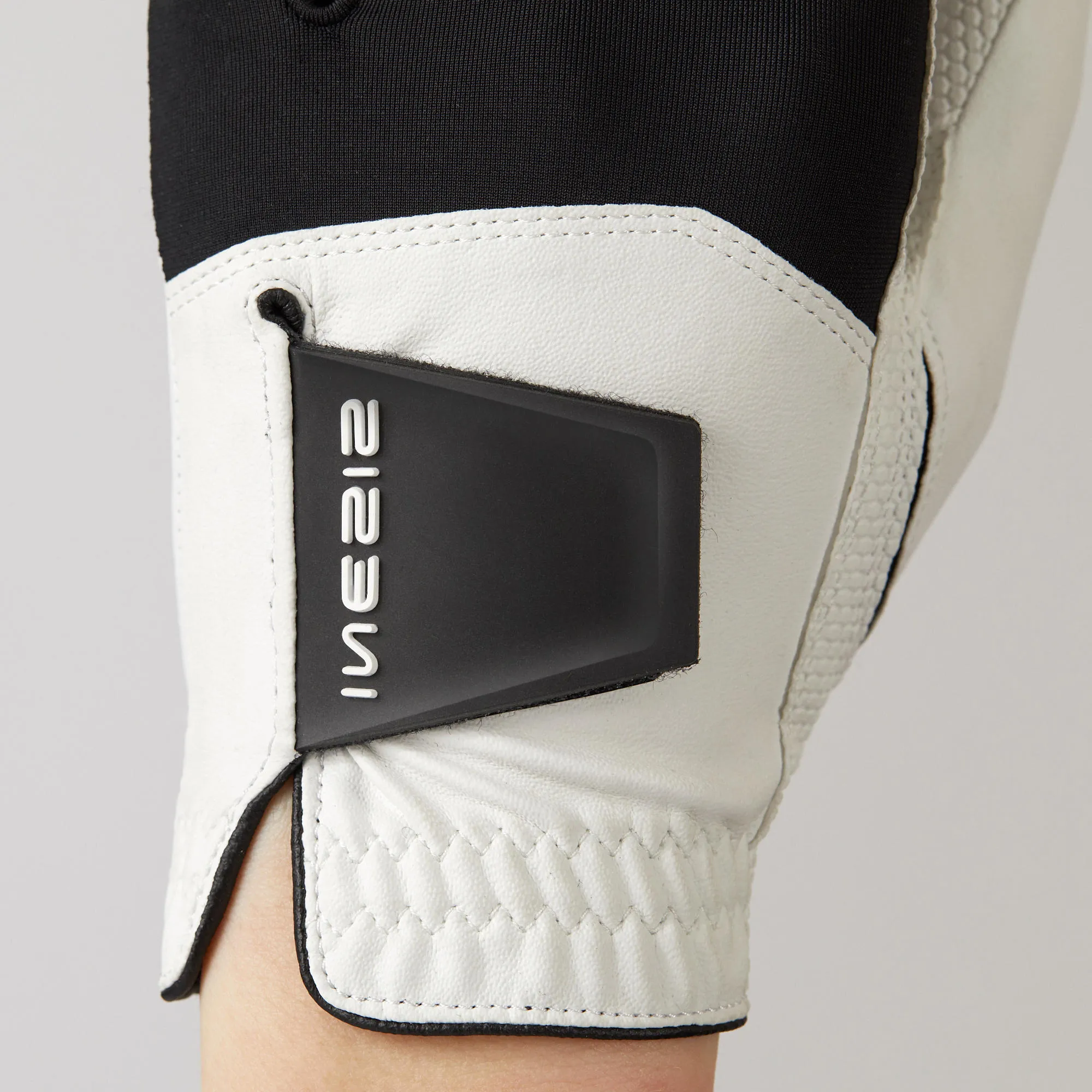 Golf gloves Resistance RH women's white INESIS, white black