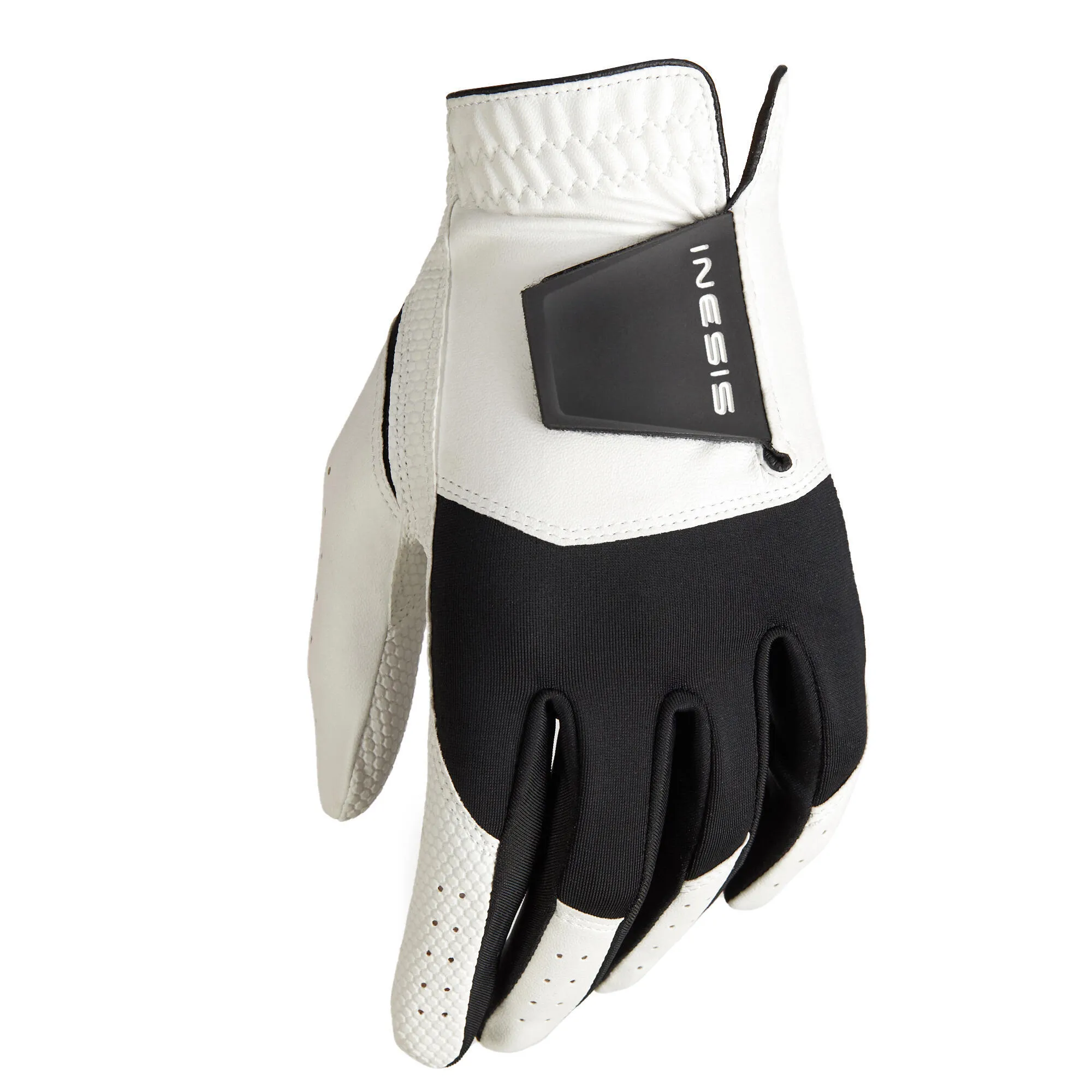 Golf gloves Resistance RH women's white INESIS, white black