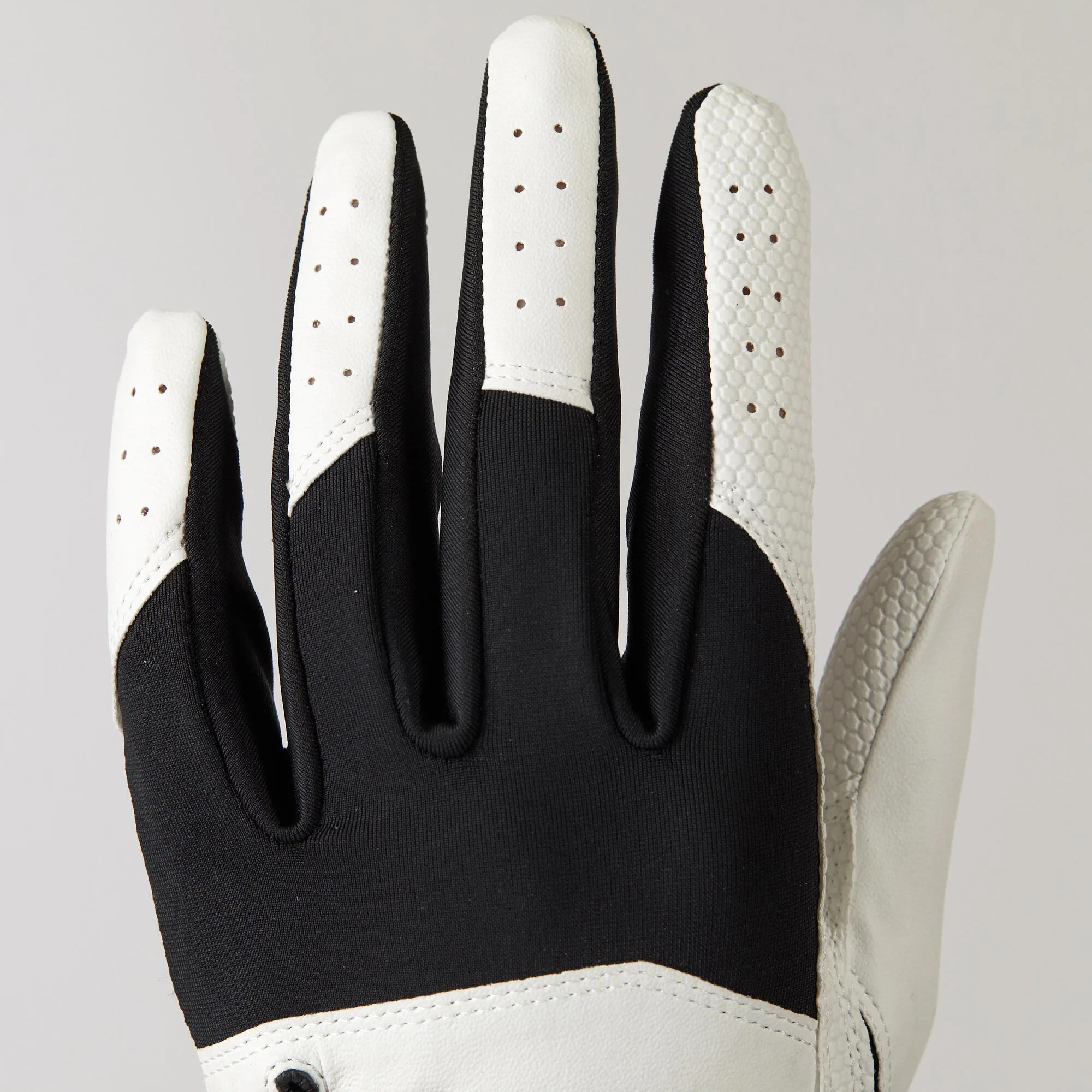 Golf gloves Resistance RH women's white INESIS, white black