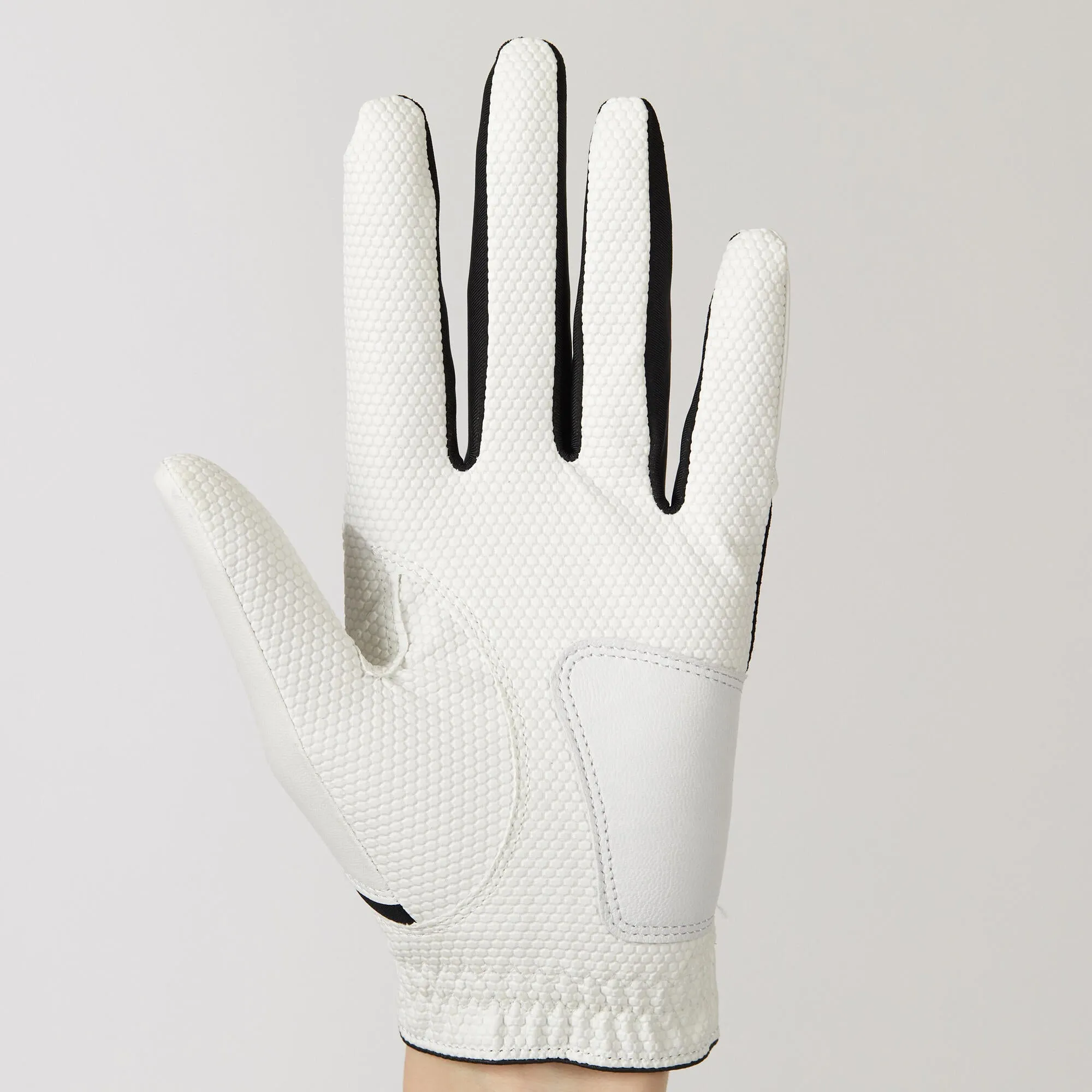 Golf gloves Resistance RH women's white INESIS, white black
