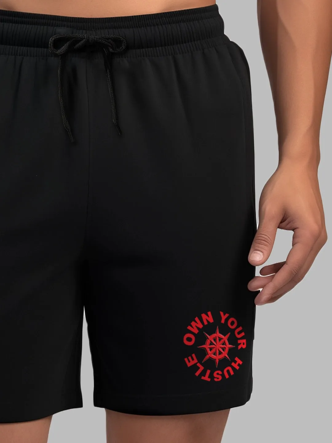 Hustle Culture Cotton Mens T Shirt and Shorts Combo Set