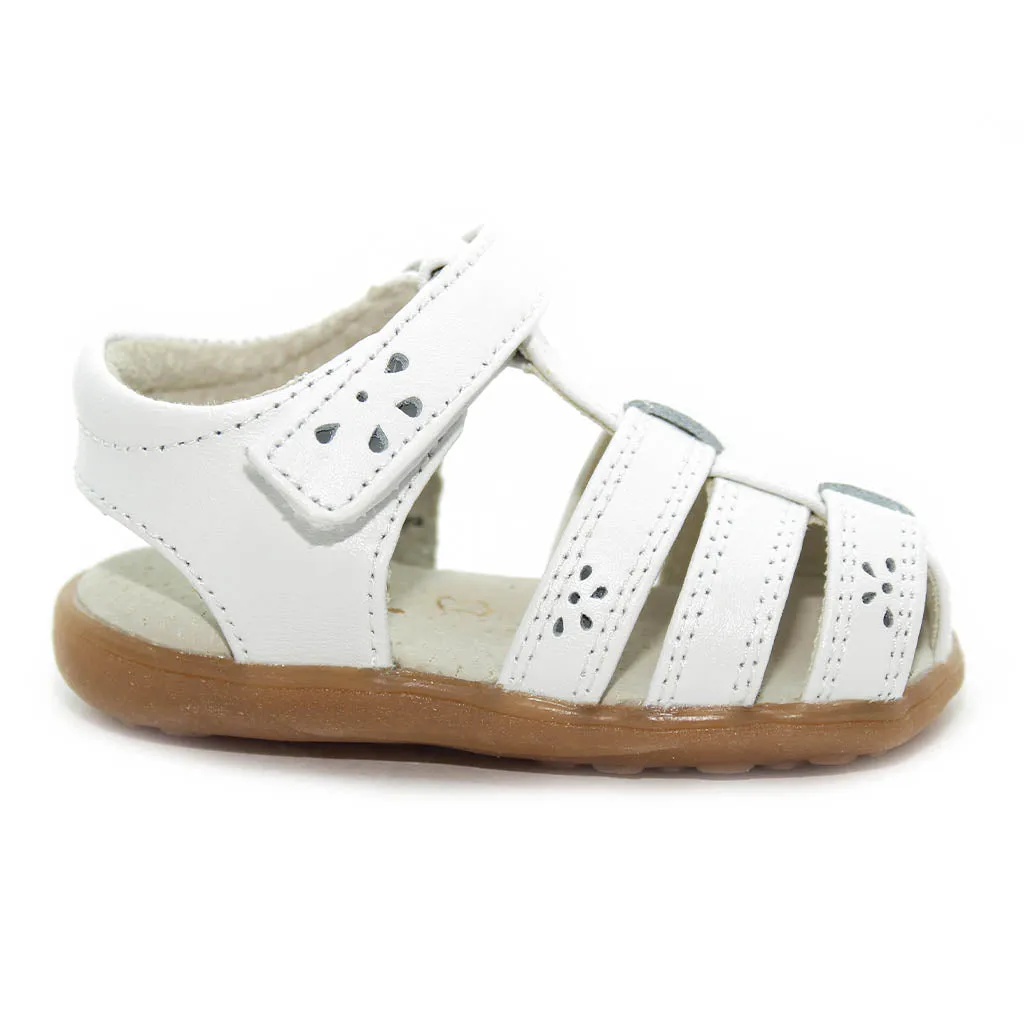 See Kai Run Gloria IV Sandals White Infants Walkers Toddlers Kids Girls - Kids Shoes