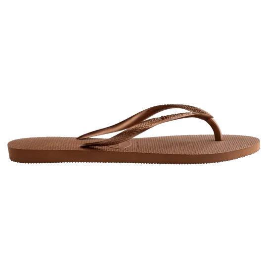 Slim Metallic Thongs