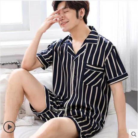 Summer Short Sleeved Men Pyjamas