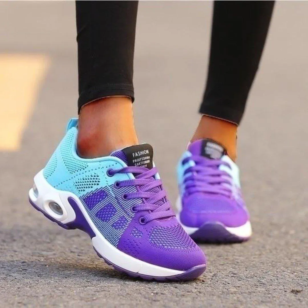 Womens Walking Shoes  Orthopedic Support  Breathable Mesh  Lightweight Fit