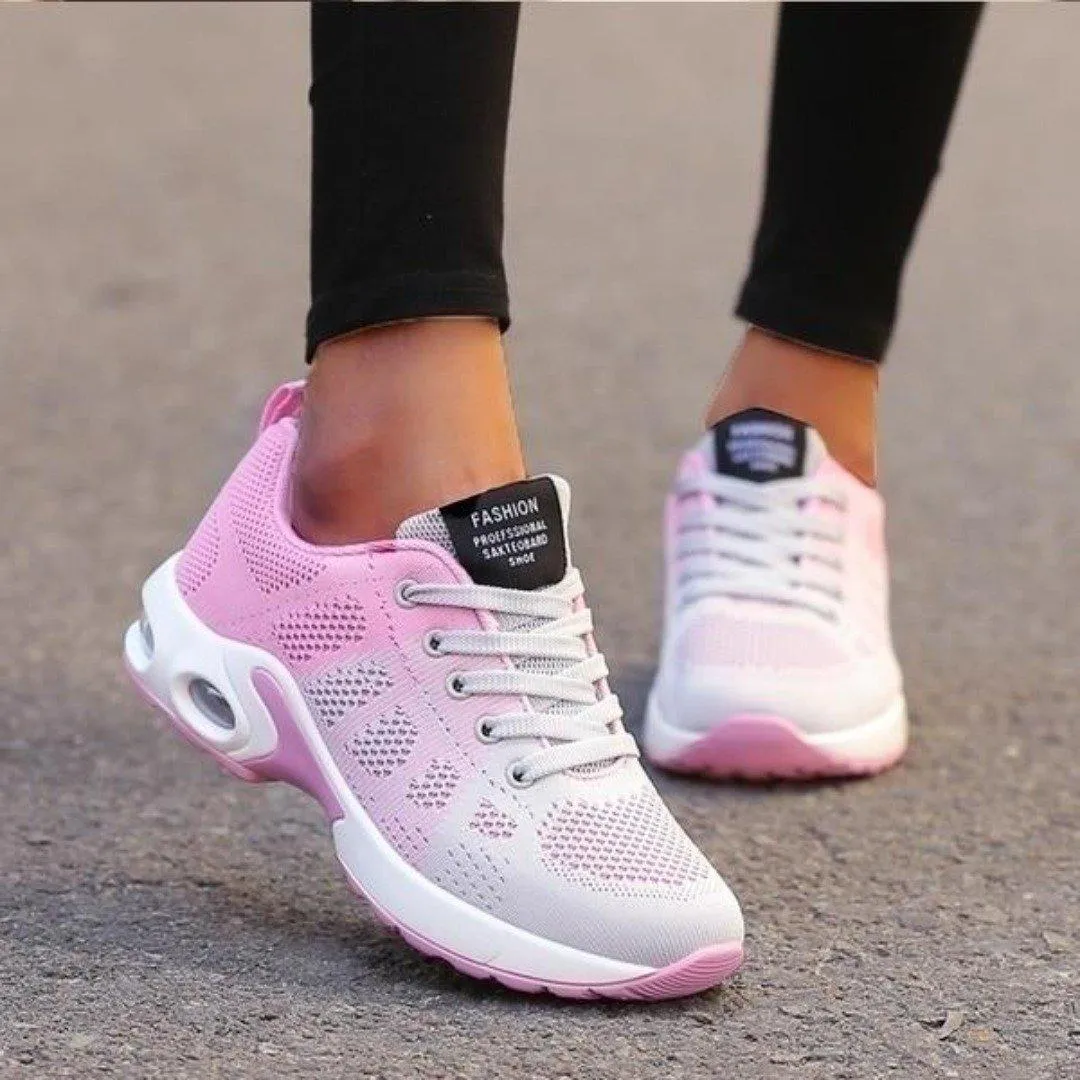 Womens Walking Shoes  Orthopedic Support  Breathable Mesh  Lightweight Fit