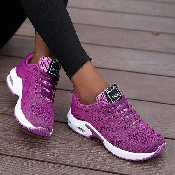 Womens Walking Shoes  Orthopedic Support  Breathable Mesh  Lightweight Fit