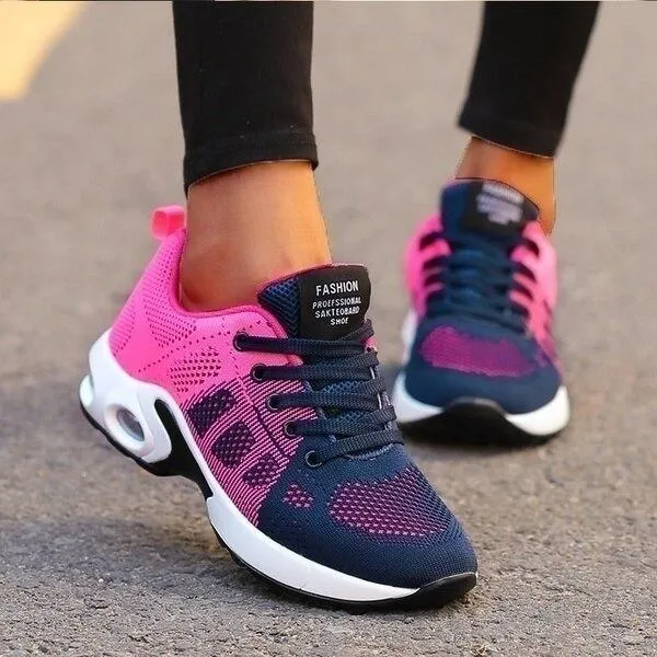 Womens Walking Shoes  Orthopedic Support  Breathable Mesh  Lightweight Fit
