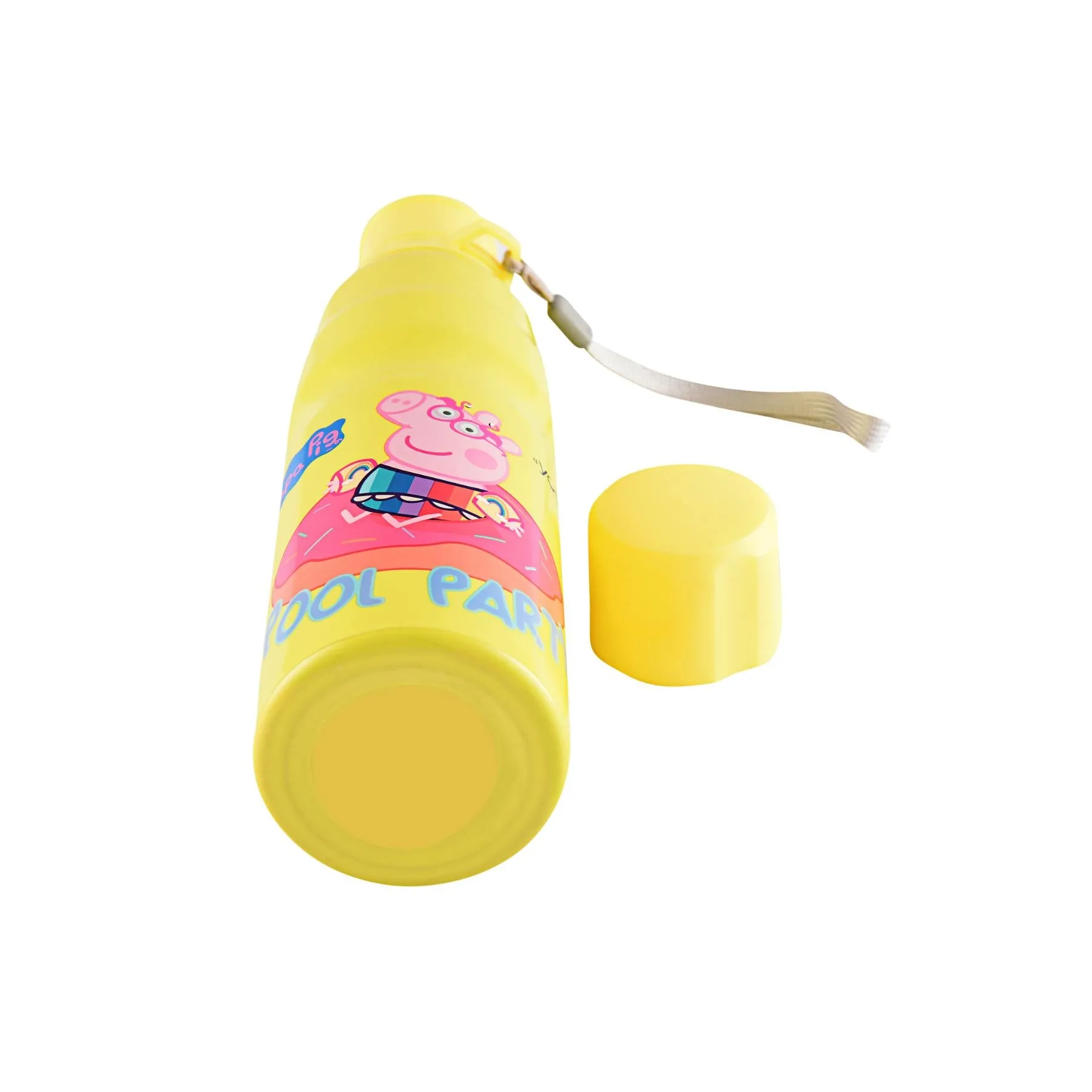 Youp Stainless Steel Yellow Color Peppa Pig Kids Water Bottle HARPER - 750 Ml